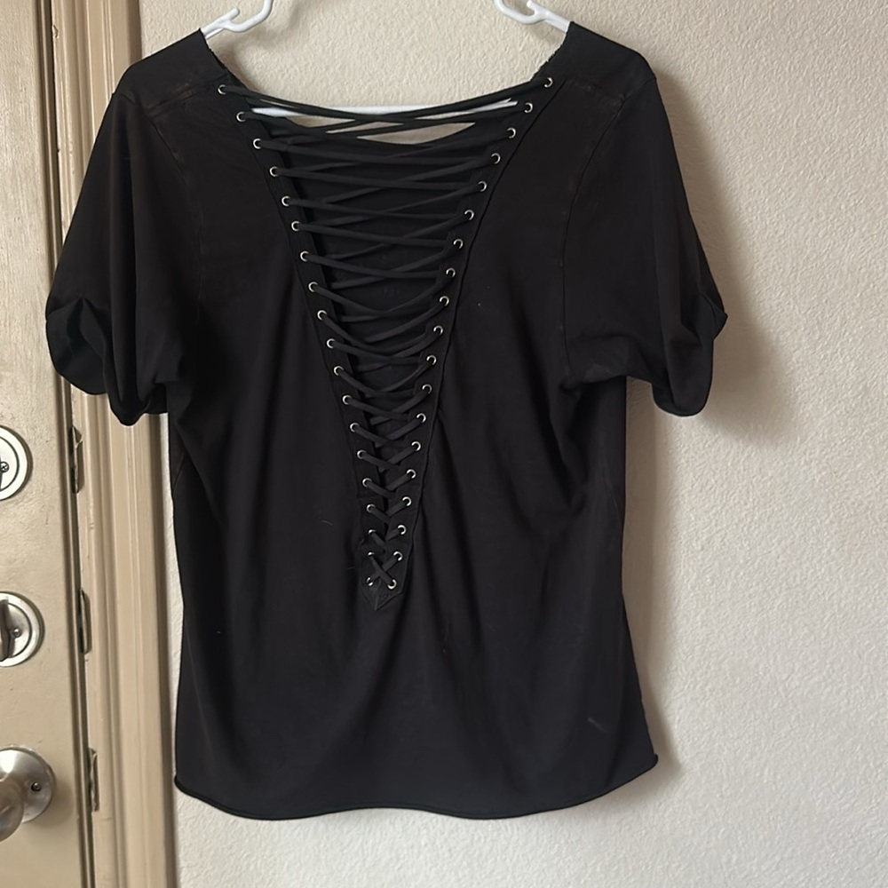 Affliction Black Graphic Short Sleeve Tee - Picture 5 of 6